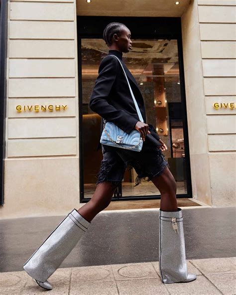 bling givenchy boots|givenchy shark boots denim.